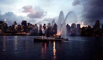 [night water display]